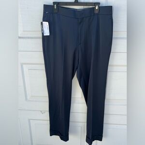 NWT Karl Lagerfeld Paris Mens Aster dark navy  Dress Pants 35X 42L